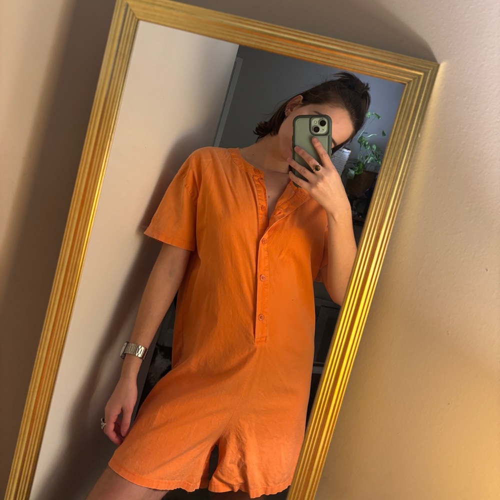 Coral jumpsuit